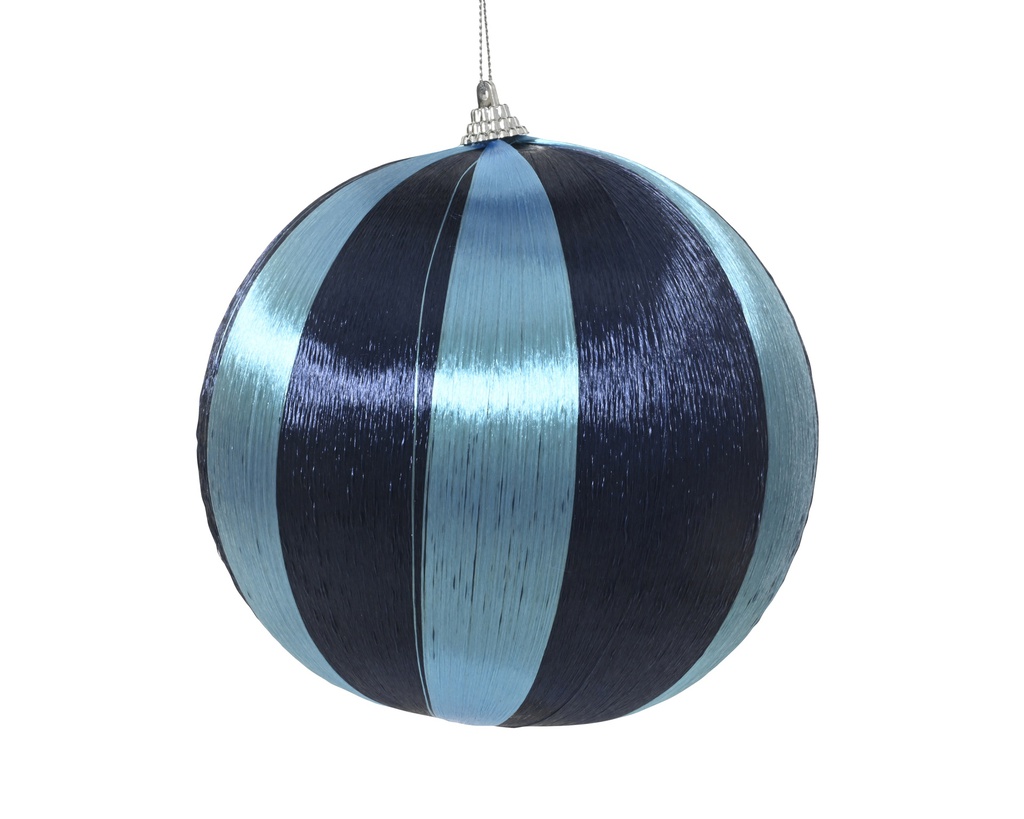 ***BAUBLE FOAM NIGHT BLUE/COLOUR(S) dia8.00cm