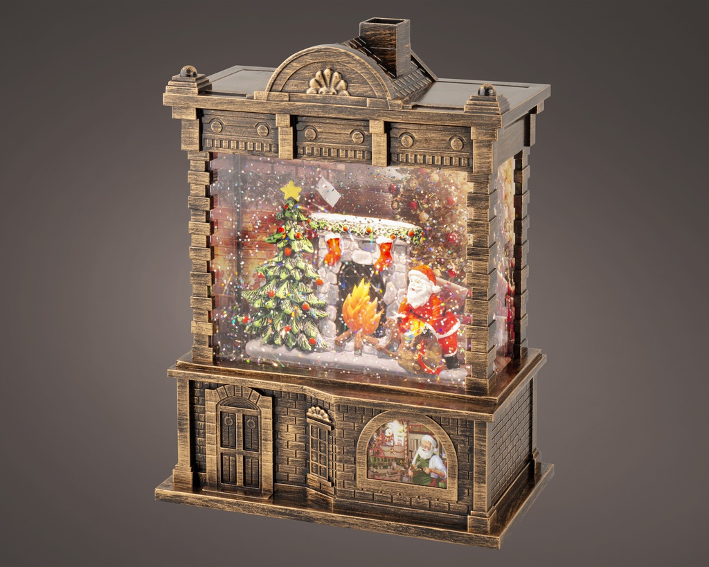 ***LED WATER SPINNER BO INDOOR GOLD/WARM WHITE L9.50-W16.50-H21.70cm-1L