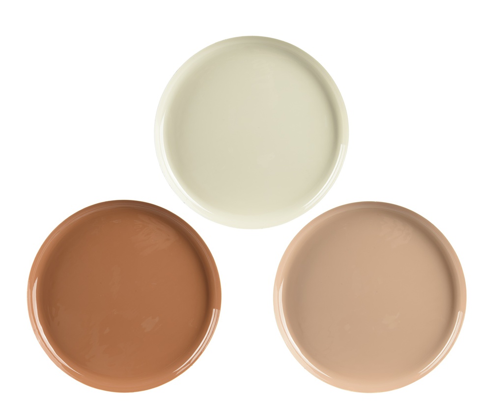 BAJOPLATO/BANDEJA METAL - 3 COLORES - PRECIO UNIDAD - dia30.00-H2.00cm