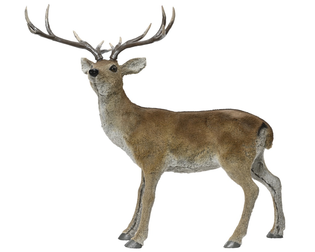 ***DEER ARTIFICIAL FUR NATURAL L40.00-W83.00-H92.00cm