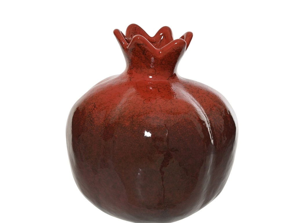 VASE EN CÉRAMIQUE - MARRON - dia13.00-H14.00cm