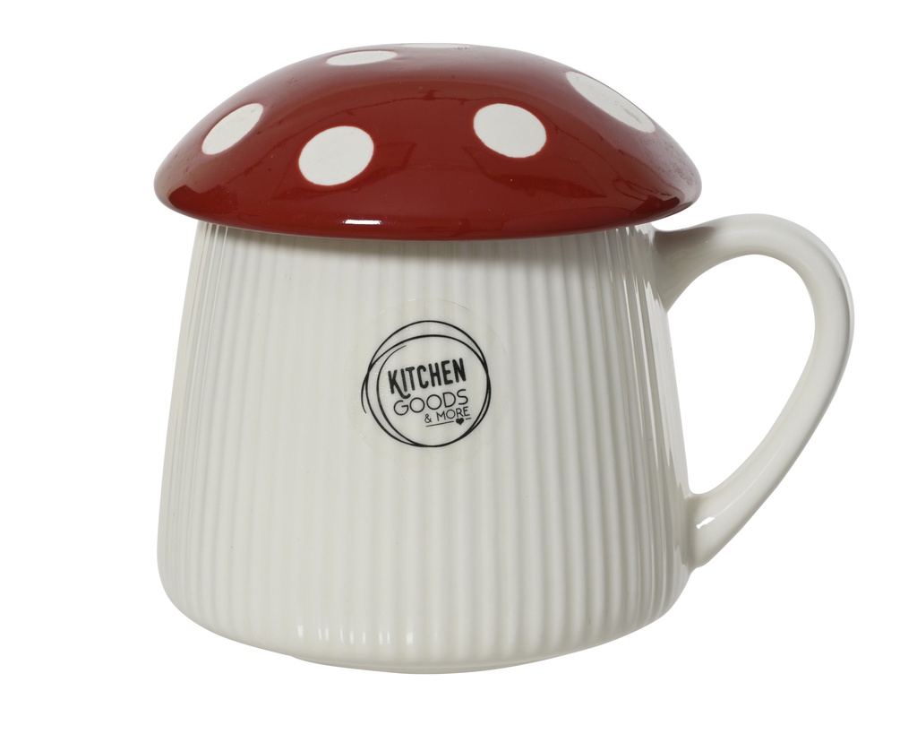 TAZA PORCELANA CON TAPA - SETA -  L14.00-W11.00-H11.00cm