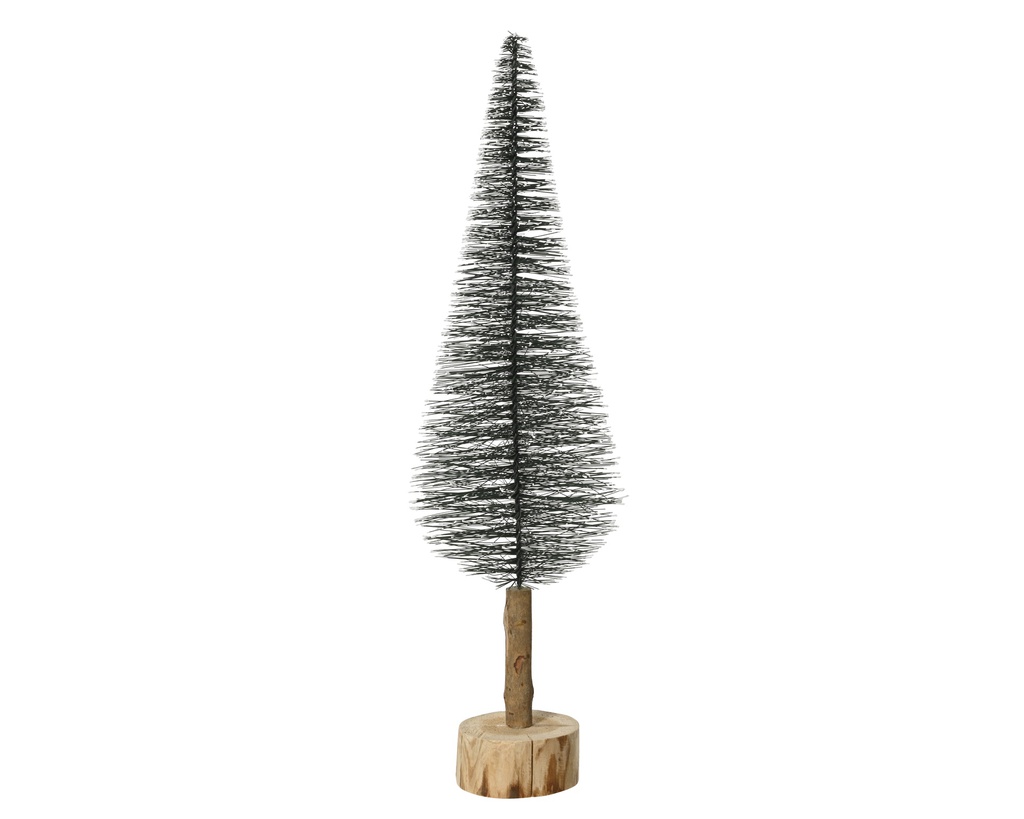 MINI SAPIN VERT/BLANC - dia14.00-H50.00cm