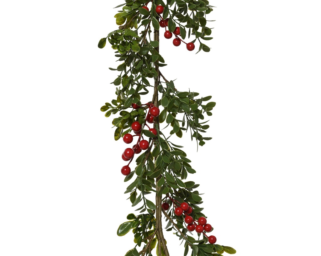 GUIRNALDA HOJAS/BAYAS L130.00-W13.00-H13.00cm