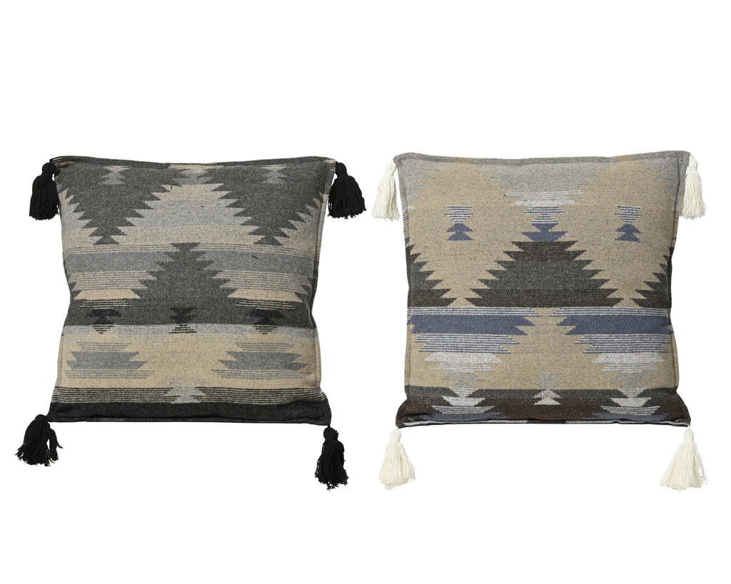 COUSSIN EN MATIÈRES RECYCLÉS - 2 MODÈLES - PRIX À L'UNITÉ - 45.00-W45.00-H8.00cm