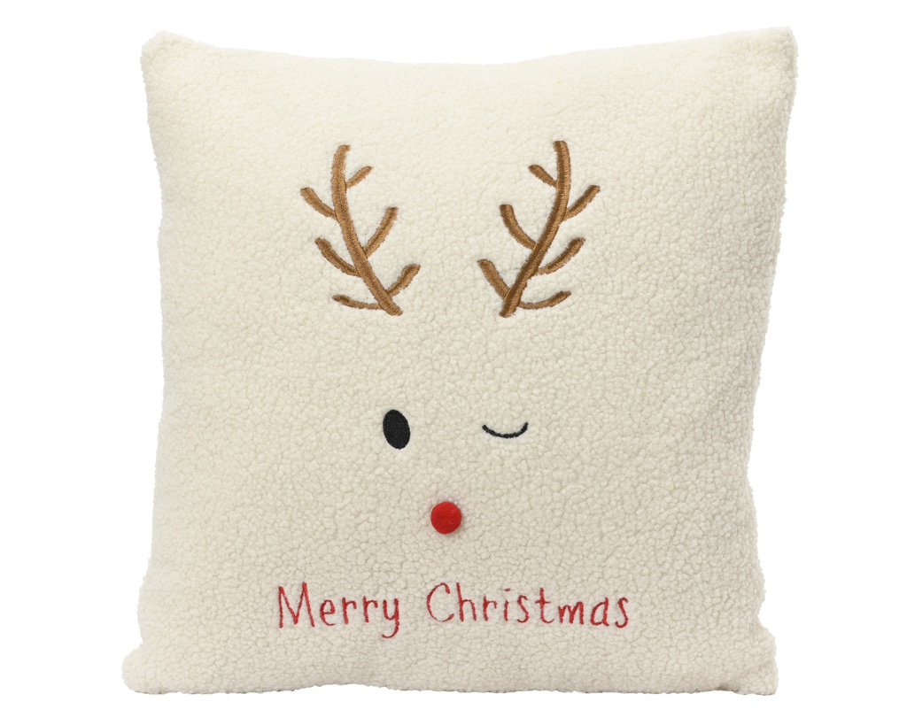COUSSIN DE NOEL - COULEUR CRÈME - L45.00-W45.00-H8.00cm