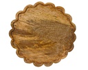 ***PLATE MANGOWOOD NATURAL L38.00-W38.00-H2.00cm