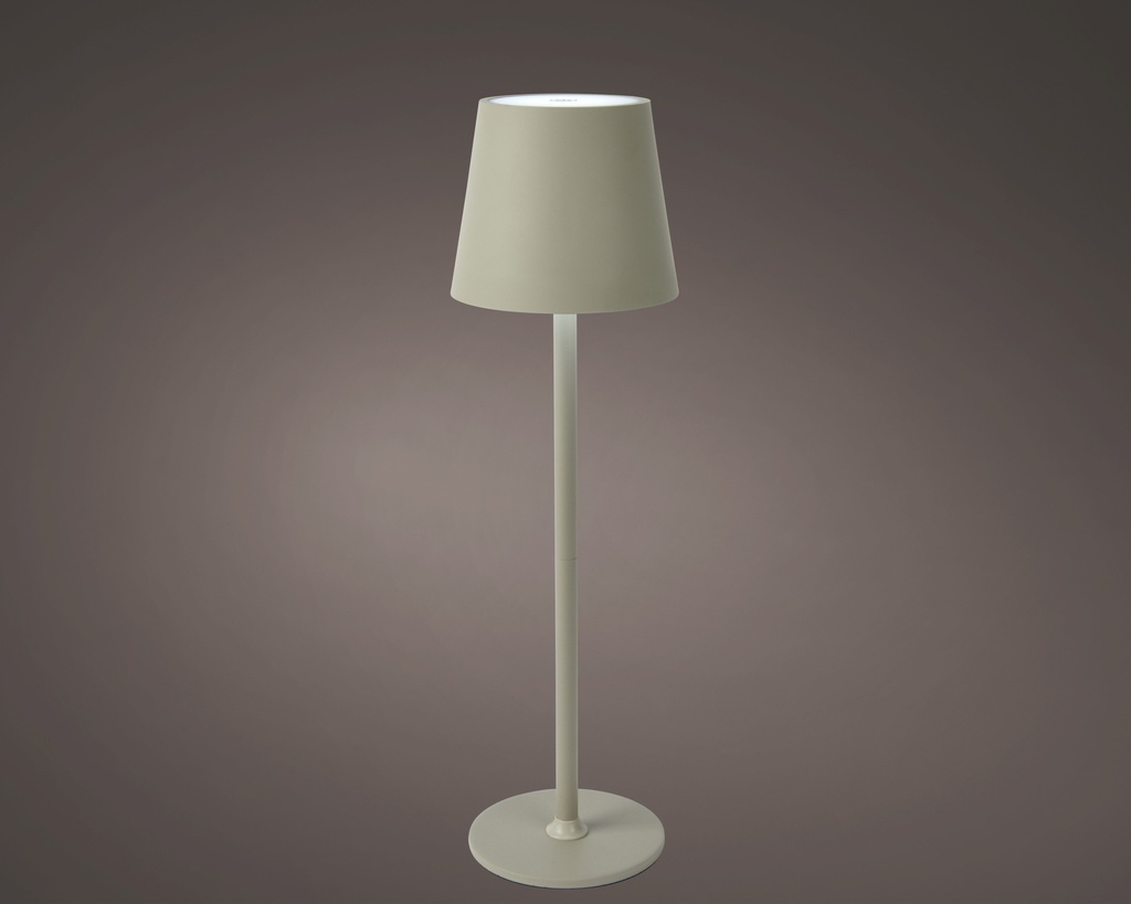 LAMPARA MESA RECARGABLE ARENA/WARM WHITE dia11.00-H37.00cm-56L