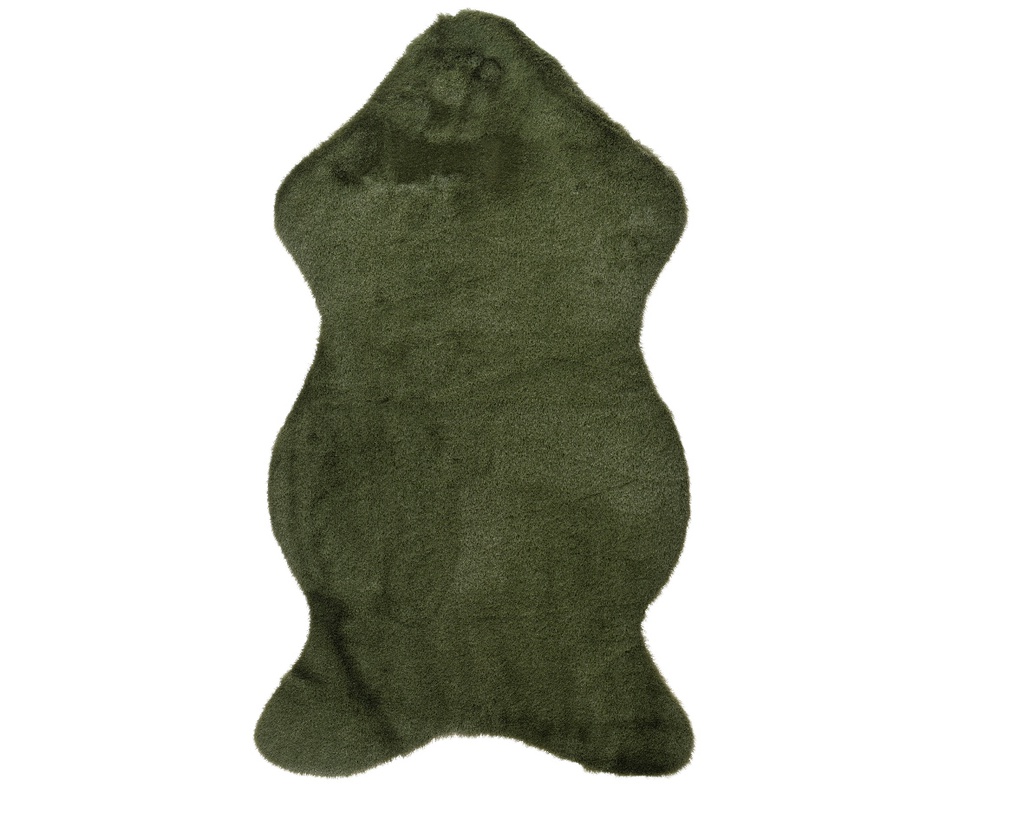 ***RUG POLYESTER GREEN L50.00-W90.00-H2.50cm