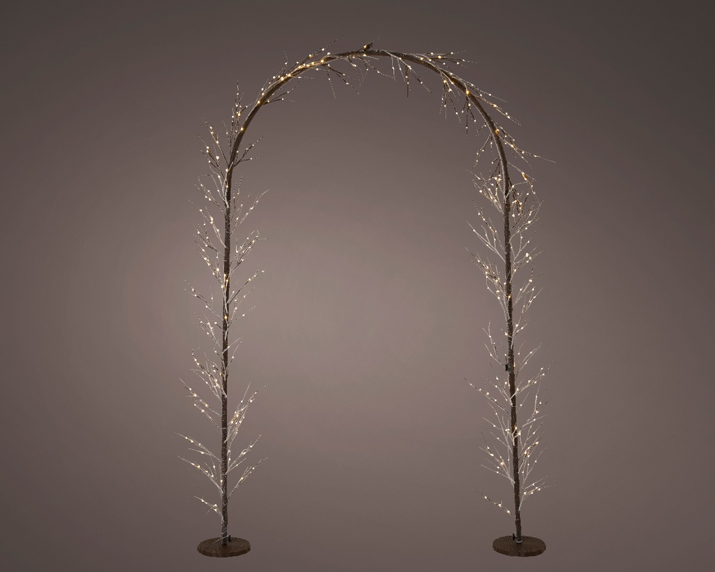 ***LED ARCH OUTDOOR BROWN/WARM WHITE W130.00-H230.00cm-384L