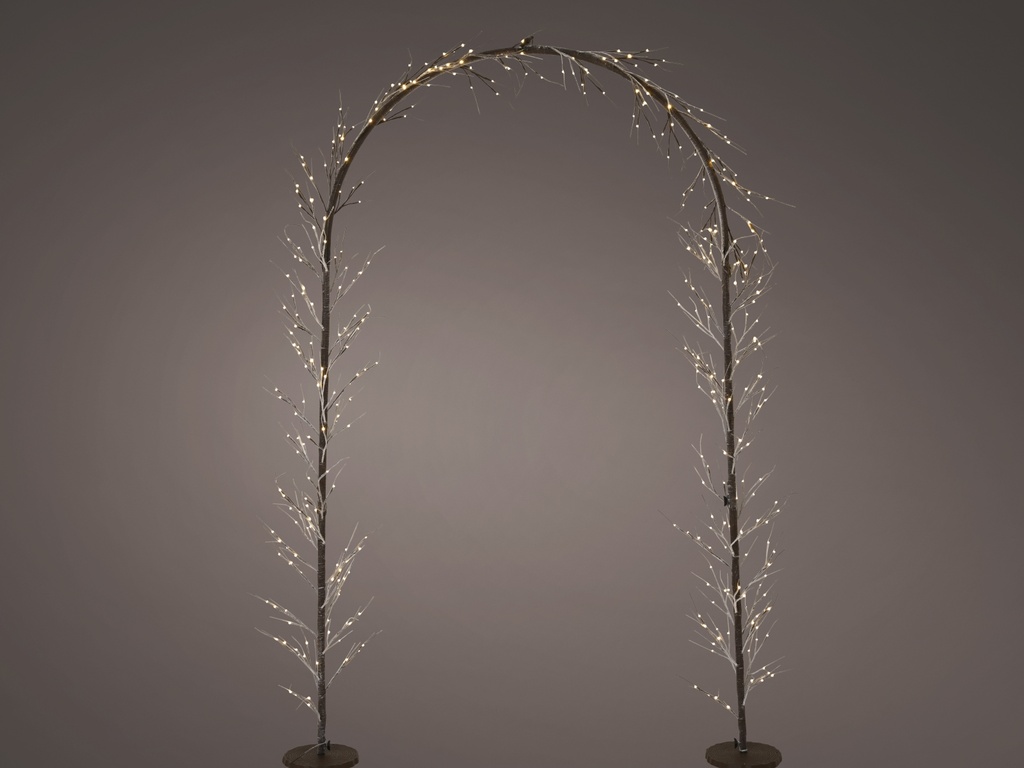 ***LED ARCH OUTDOOR BROWN/WARM WHITE W130.00-H230.00cm-384L