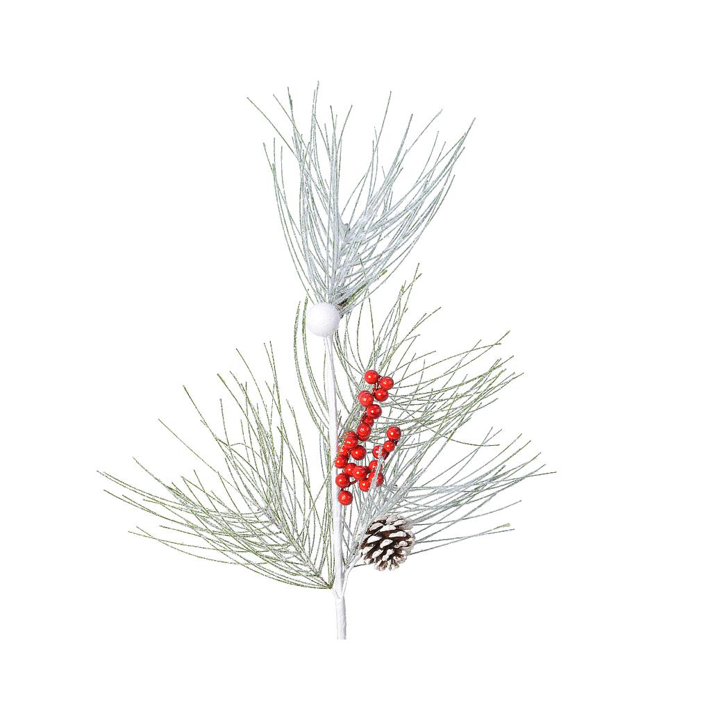 BAIES POREX C/ROSÉE/PIN 28X62CM ROUGE