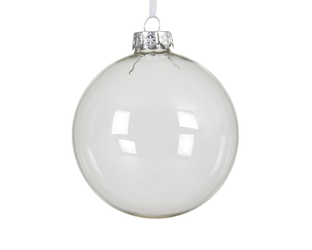 BOLA CRISTAL TRANSPARENT dia10.00cm