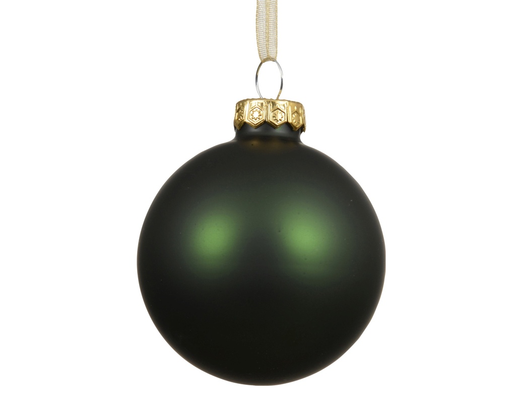 BOLA CRISTAL PINE GREEN dia15.00cm
