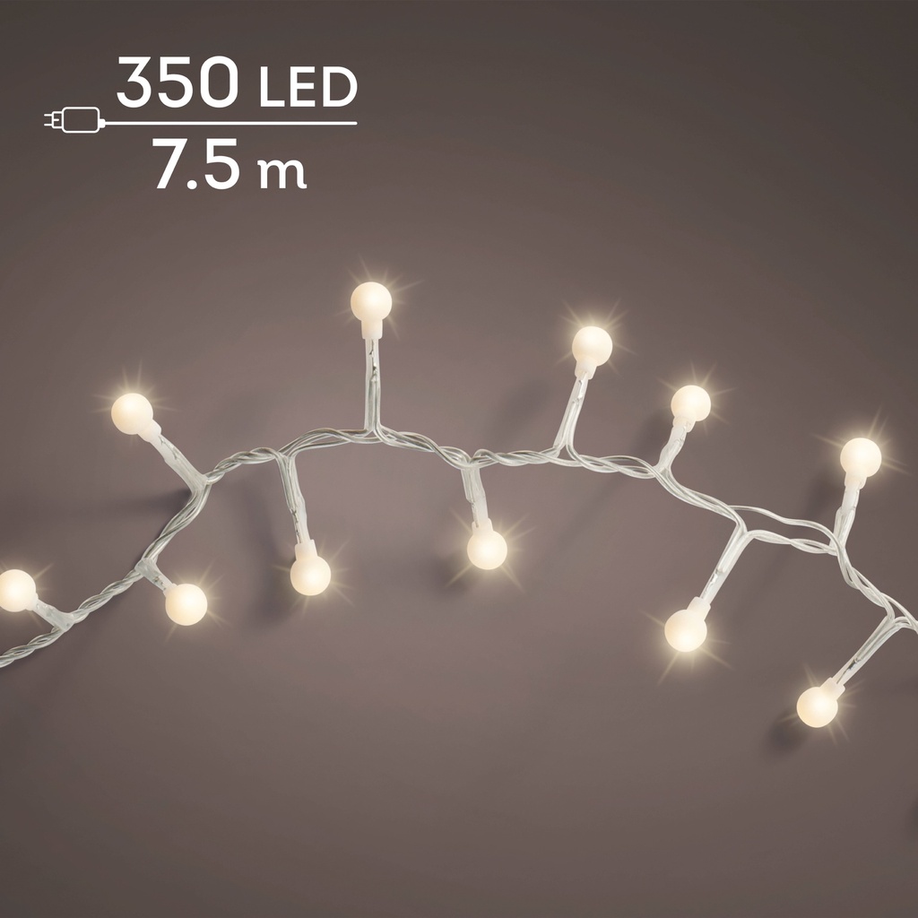 GUIRNALDA CHERRY TRANSPARENT/WARM WHITE 750cm-350L