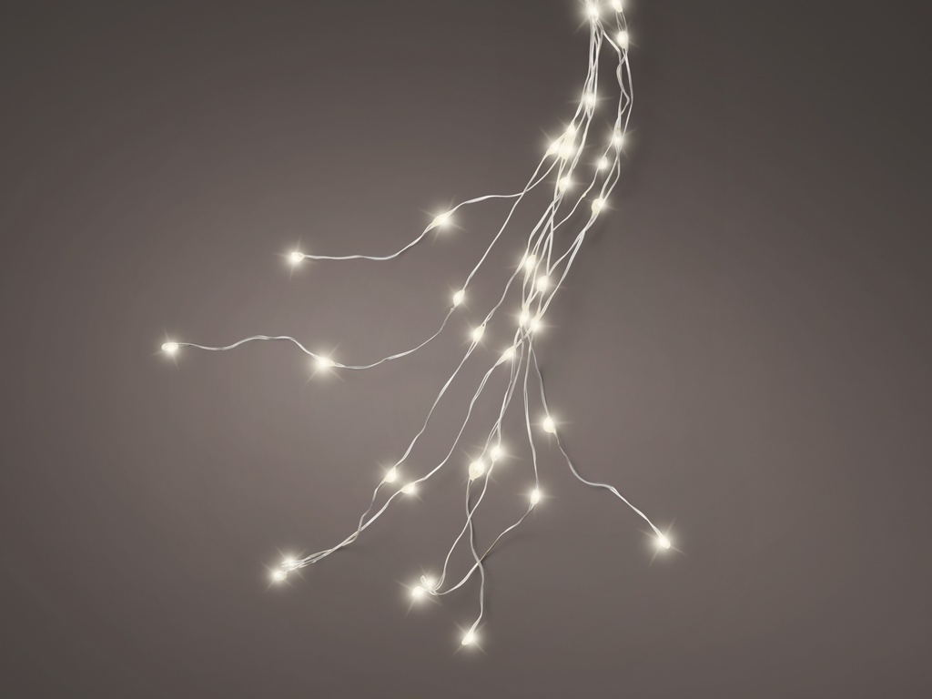 MANOJO ABETO MICRO SILVER/WARM WHITE 210cm-672L