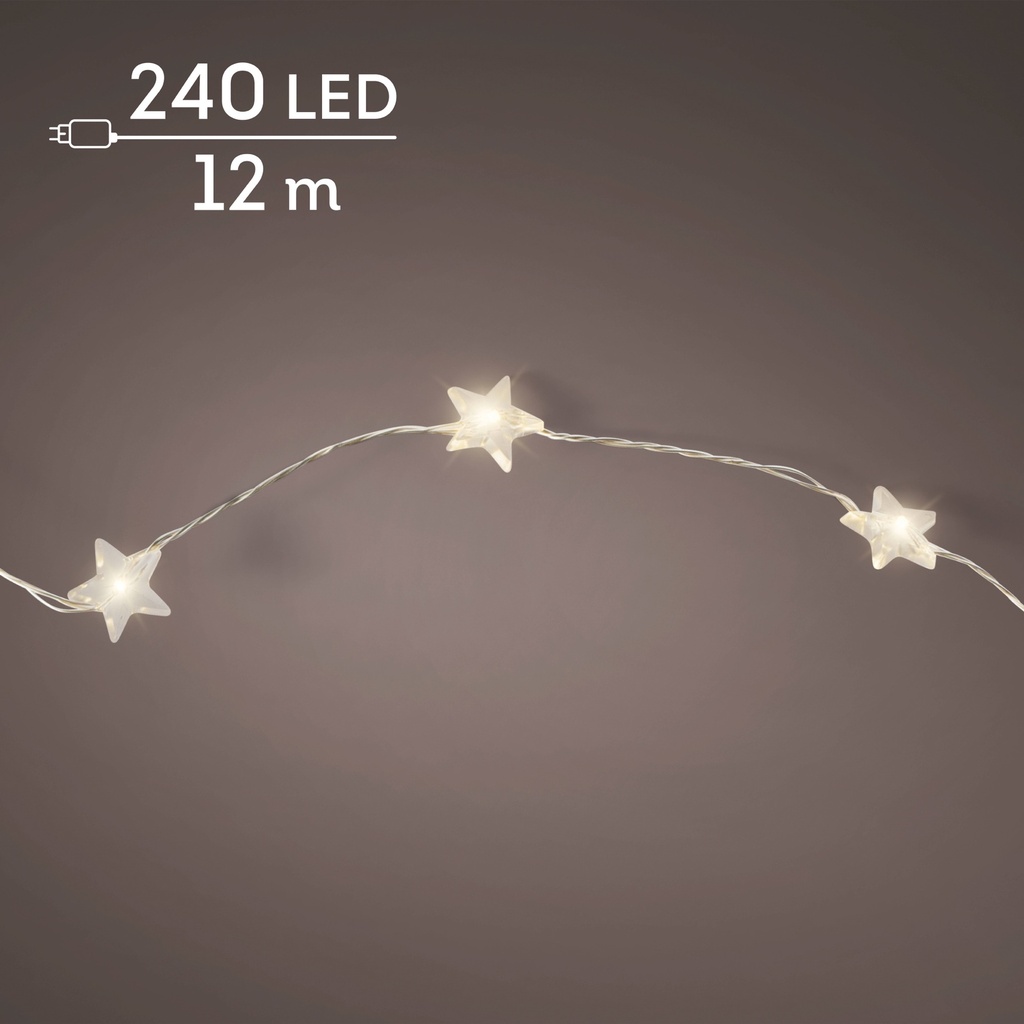 TIRA MICRO SILVER/WARM WHITE 1195cm-240L