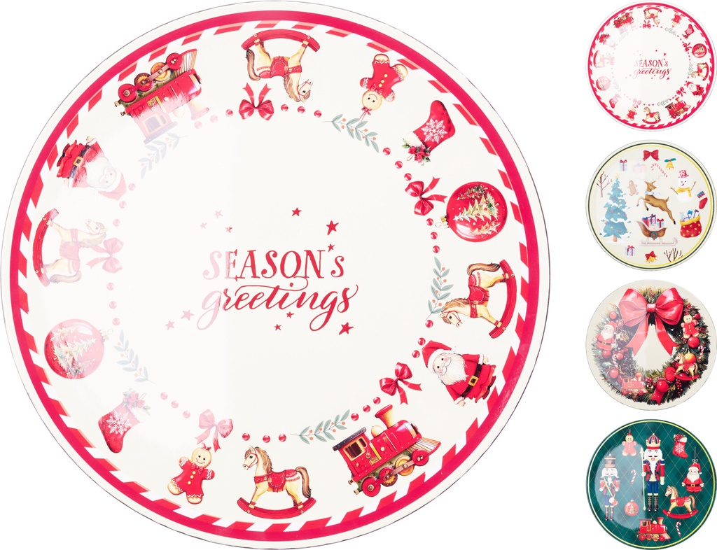 ***CHARGER PLATE WITH DESIGN 4ASS