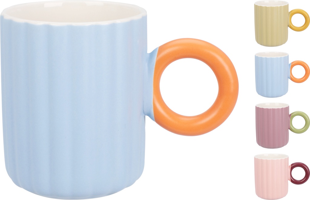 TASSE 370 ML - 4 COULEURS - PRIX UNITAIRE 