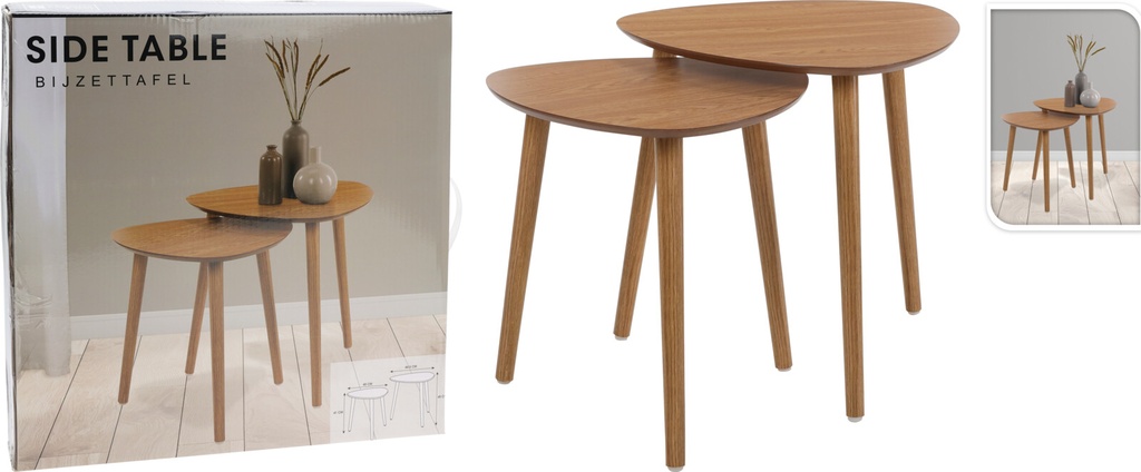 ***SIDE TABLE SET OF 2PCS
