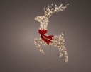 ***MICRO LED REINDEER OUTDOOR GOLD/WARM WHITE L18.00-W57.00-H100.00cm-720L