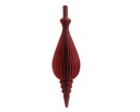 ***ORNAMENT PAPER RED dia80.00-H22.00cm