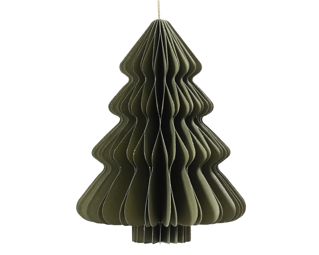 ***TREE PAPER GREEN dia30.00-H40.00cm