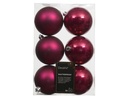 ***BAUBLES POLYSTYRENE FESTIVE PINK dia8.00cm