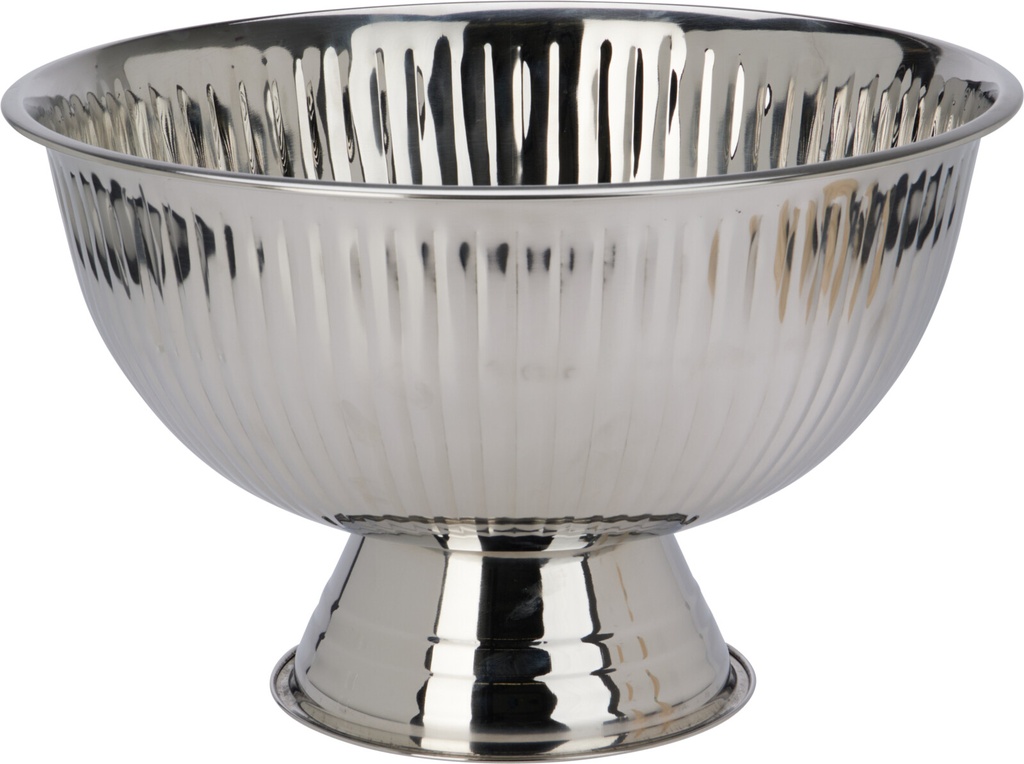 CORBEILLE A FRUITS/BOL AVEC PIED DE 39 CM - INOX