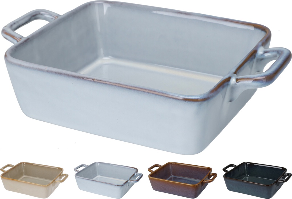 CAZUELA APTA PARA HORNO -  23X15X6CM 4 COLORES - PRECIO UNIDAD 