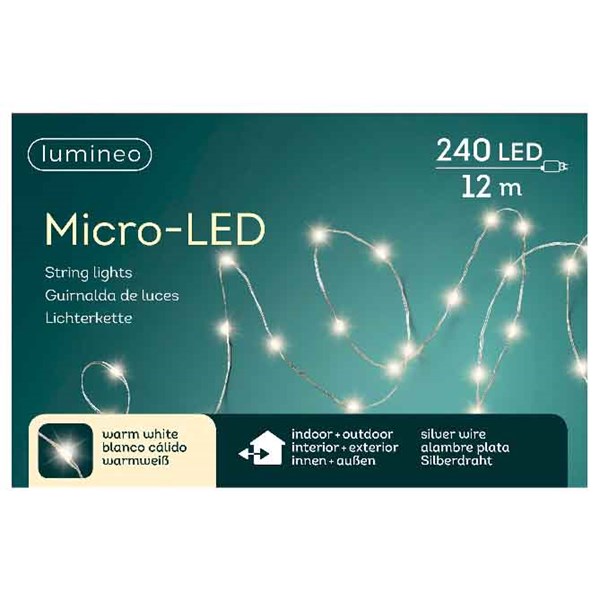 MICRO LED STRINGLIGHTS OUTDOOR 1195CM-240L