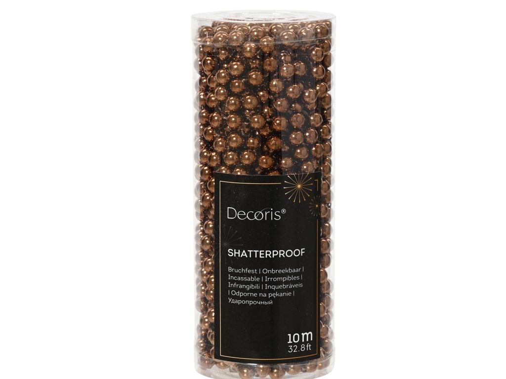***BEAD GARLAND POLYSTYRENE ESPRESSO dia0.80-L1000.00cm