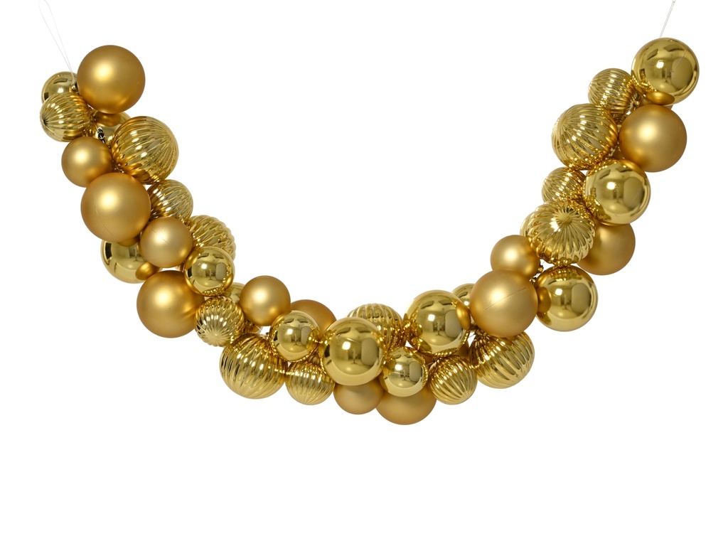 ***GARLAND POLYSTYRENE LIGHT GOLD dia8.00-L100.00cm