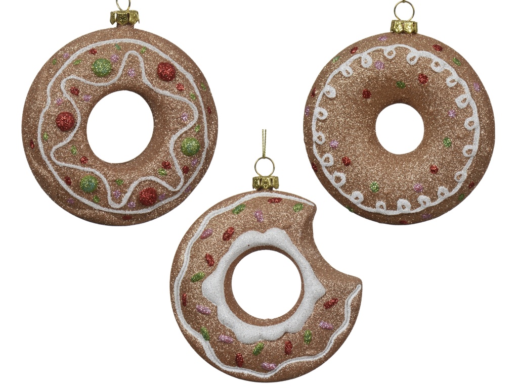 DONUTS PLASTICO - 3 SURTIDOS - PRECIO UNIDAD - dia10.00-H3.50cm