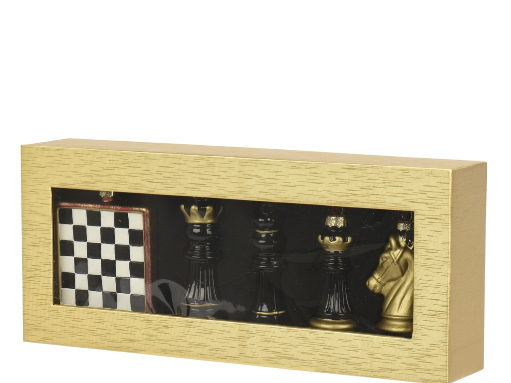 SET DE FIGURAS DE CRISTAL - L6.50-W2.30-H6.50cm