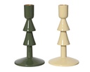 CANDELABRO ALUMINIUM -2 SURTIDOS - dia9.00-H17.00cm