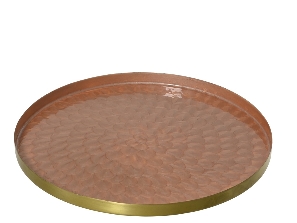 ***PLATE IRON COPPER dia48.00-H2.00cm