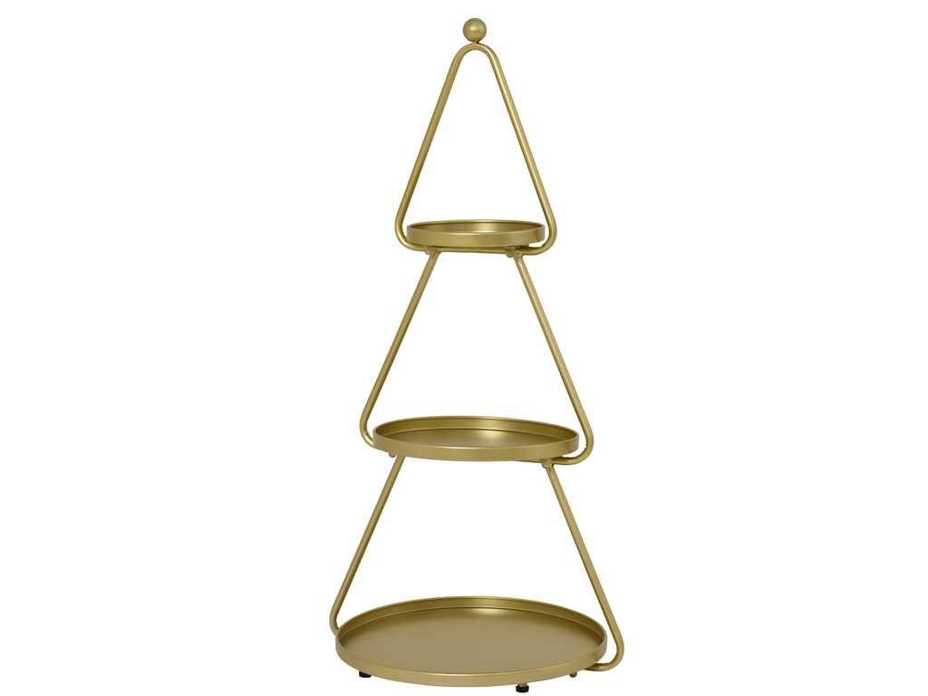 ***ETAGERE IRON GOLD L46.00-W40.00-H96.00cm