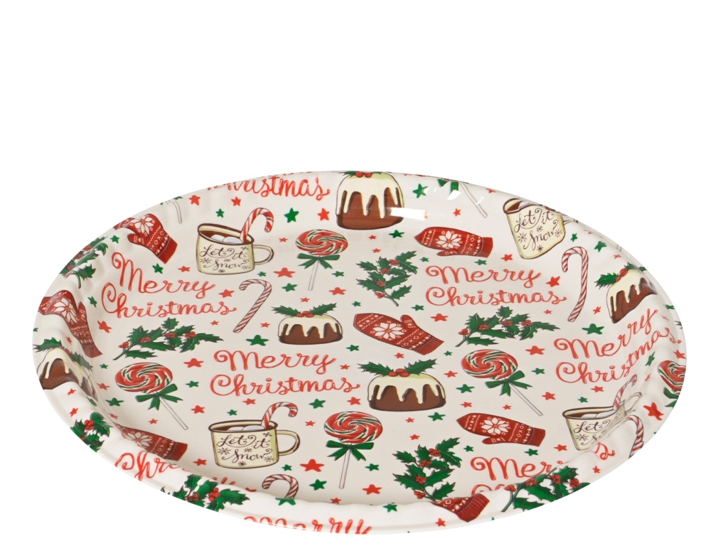 ***DECO PLATE PP MULTI dia35.50-H3.00cm