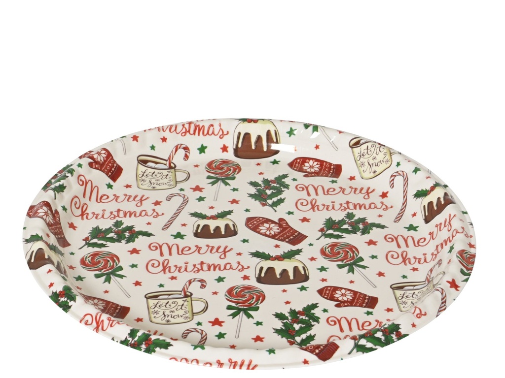 ***DECO PLATE PP MULTI dia28.00-H2.50cm