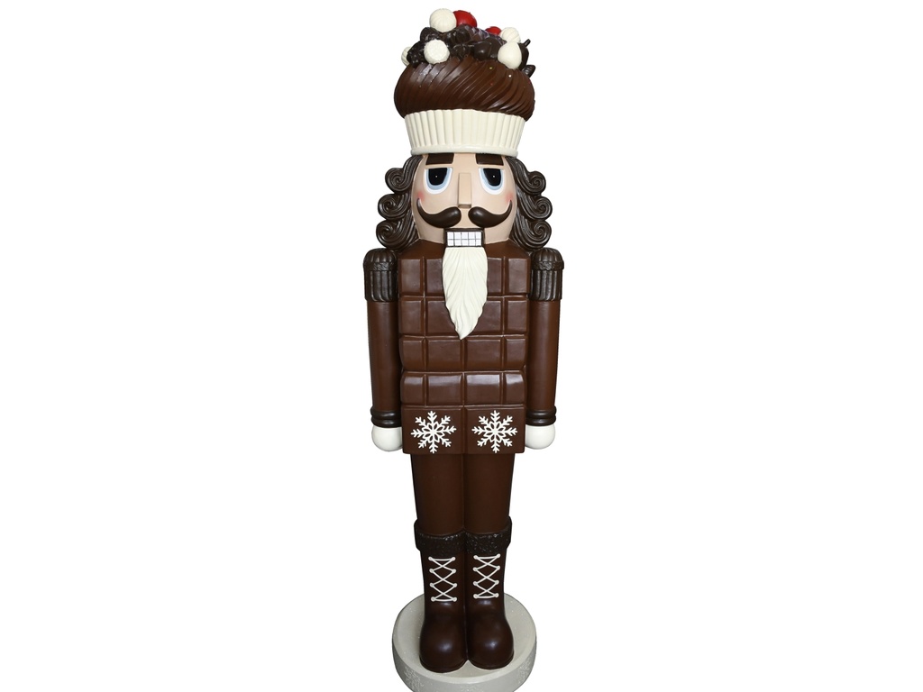 ***NUTCRACKER POLYRESIN BROWN/COLOUR(S) dia45.00-H182.00cm