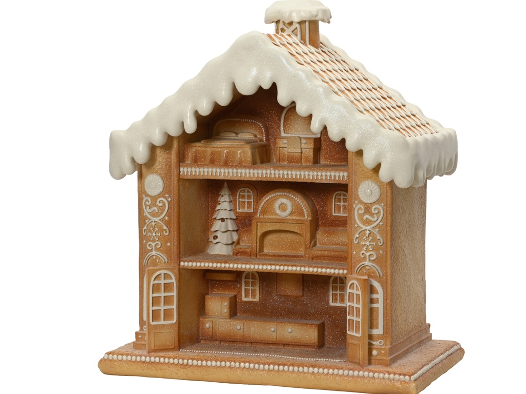 MAISON A BISCUITS XXL - RESINE - INCONTOURNABLE ! - L40.50 x l 68.00 x H 78.00 cm