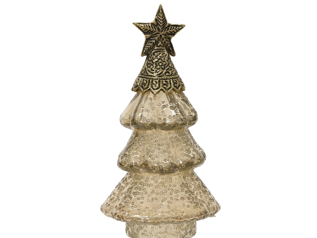 ***TREE GLASS PEARL dia10.00-H20.00cm
