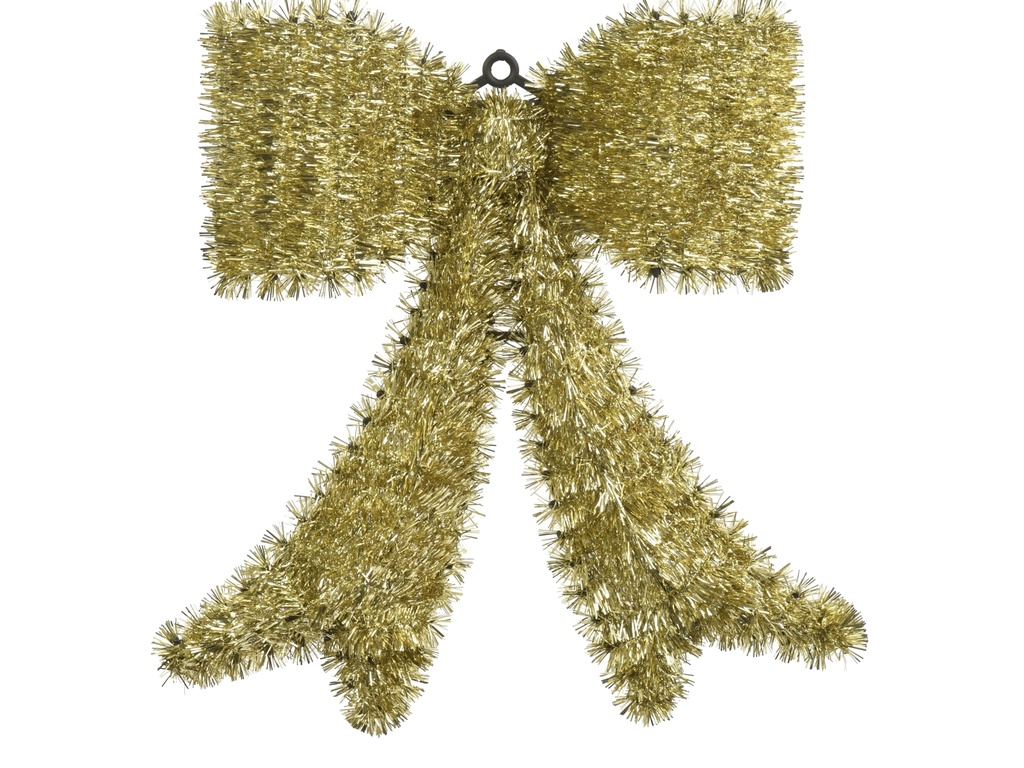 ***BOW PET WITH PLASTIC FRAME LIGHT GOLD L33.00-W40.00-H3.00cm