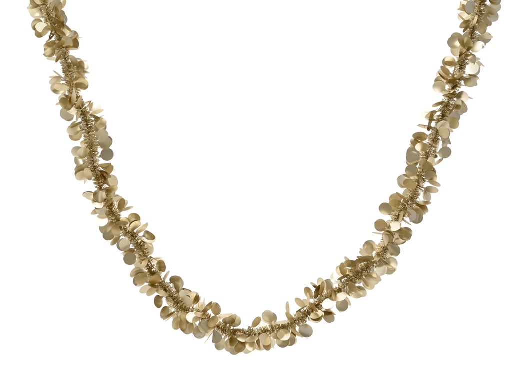 ***TINSEL GARLAND PET PEARL dia11.00-H200.00cm