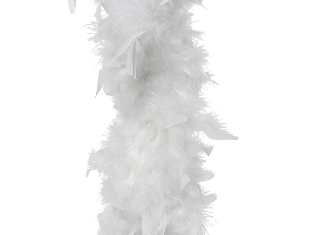 ***BOA FEATHER WHITE L13.00-W13.00-H184.00cm