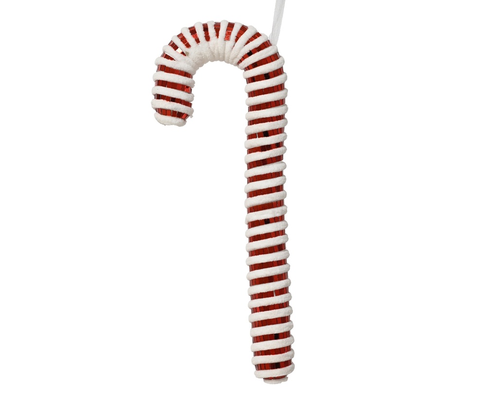  BASTON CARAMELO FOAM - ROJO ESPEJO/FOAM BLANCO -W8.00-H20.50cm