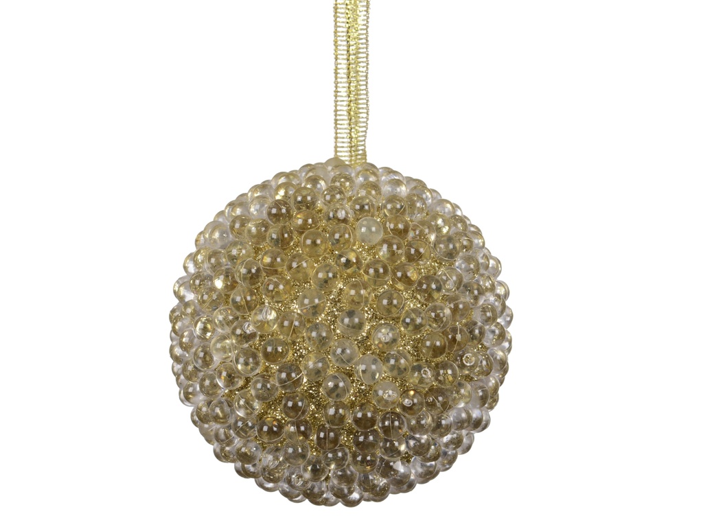 ***BAUBLE FOAM GOLD dia8.00cm