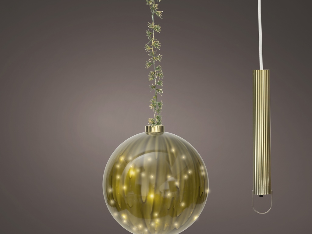 ***MICRO LED BALL BO INDOOR GREEN/WARM WHITE dia19.00cm-40L