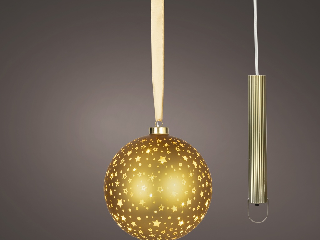 BOLA MICROLED GOLD/WARM WHITE dia19.00cm-25L